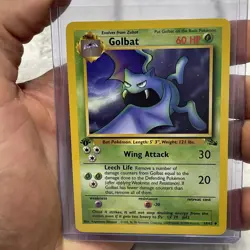 1st Edition Golbat Fossil 34/62 Uncommon Non Holo 1999 Pokemon TCG Card NM Vtg - Image 1