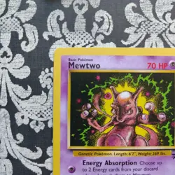 Mewtwo Wotc Black Star Promo #14/53 Pokemon Card Vintage - Image 2