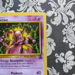 Mewtwo Wotc Black Star Promo #14/53 Pokemon Card Vintage - Image 3