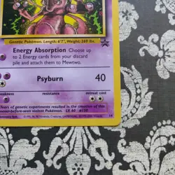 Mewtwo Wotc Black Star Promo #14/53 Pokemon Card Vintage - Image 5