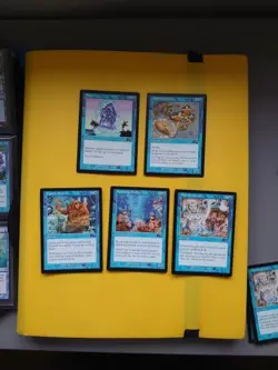 Urza's Legacy. Mtg Blue 5 Card Inc Snap,Frantic Search,Cloud Of Fairies. - Image 1