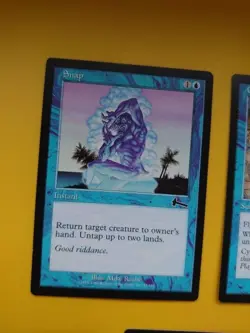 Urza's Legacy. Mtg Blue 5 Card Inc Snap,Frantic Search,Cloud Of Fairies. - Image 4