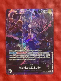 Monkey.D.Luffy English Version 2nd Anniversary Set OP09-061 One Piece Card TCG - Image 2