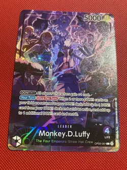 Monkey.D.Luffy English Version 2nd Anniversary Set OP09-061 One Piece Card TCG - Image 3