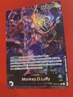 Monkey.D.Luffy English Version 2nd Anniversary Set OP09-061 One Piece Card TCG - Image 5