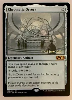 MTG English Chromatic Orrery NM Foil Promos: Prerelease Cards - Image 1