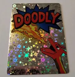 PokeDoodly CHARIZARD Chase Full Art Card Holo Doodly KABOOM Rare - Image 2