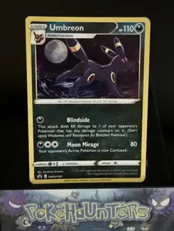 Pokemon Card Umbreon SWSH129 Black Star Promo Holo Near Mint - Image 1