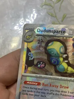 Scarlet And Violet Prismatic Evolutions Dudunsparce Pokeball Card. - Image 4