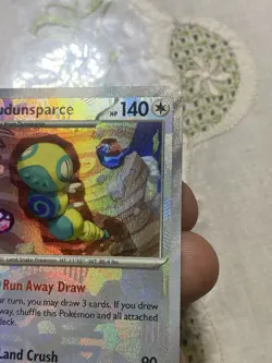 Scarlet And Violet Prismatic Evolutions Dudunsparce Pokeball Card. - Image 5