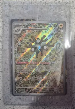 Pokemon Card - Magneton SVP 159 - Promo Sealed - Surging Sparks - Black Star - Image 1
