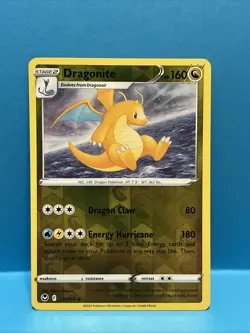 Pokemon Card Dragonite Silver Tempest Reverse Holo Rare 131/195 Near Mint - Image 1