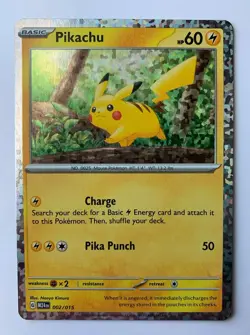 Pokemon Pikachu TCG 02/15 2024 McDonald's Promo Card NM Condition - Image 1