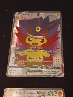 4 Pikachu Pokemon Card Holo GX VSTAR VMAX GX EX Cosplay Art - Image 2