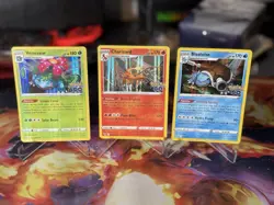 Charizard 010/078 Venusaur 003/078 Blastoise 017/078 3x Card Set Holo Pokemon GO - Image 1