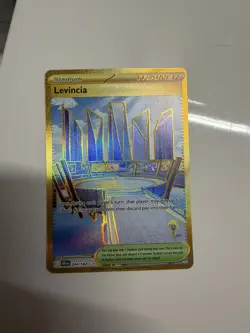 Levincia 244/182 Sv10: Destined Rivals Gold Hyper Rare Pokemon TCG Card NM - Image 1