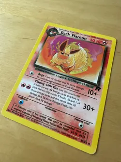 Dark Flareon 35/82 Pokemon Team Rocket Set Uncommon Card Excellent Condition - Image 3