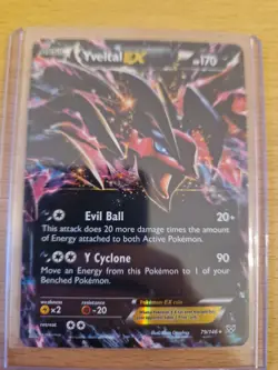 Pokemon TCG Yveltal EX Rare Card 79/146 XY Base set - Image 3