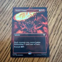 Borderless SOZIN'S COMET x1 mtg NM-M The Last Airbender 1 Mythic - Image 1
