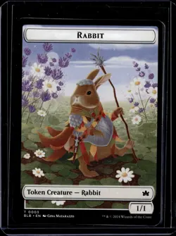 Rabbit Token - 3 - BLB - NM - MTG Magic the Gathering - Image 1