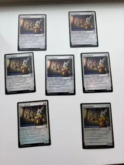 7 Hare Apparent Foundations Foil MTG 1xPlayset +3 - Image 1