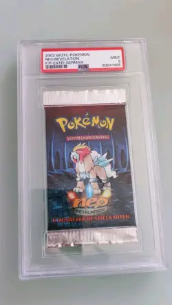 Pokemon Neo Revelation Entei Booster Pack Deutsch PSA 9 - Image 2