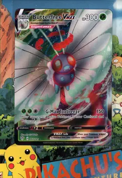 Pokemon TCG Butterfree VMAX 002/189 Swsh03: Darkness Ablaze Holo NM/M - Image 1
