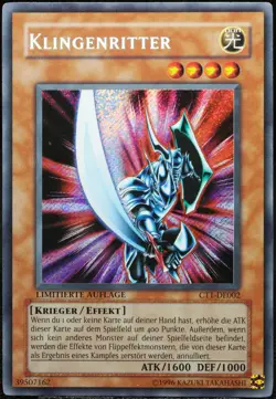 Yu-Gi-Oh! Klingenritter CT1-DE002 Secret Rare Limited Edition [G] Promo| DE 2004 - Image 1