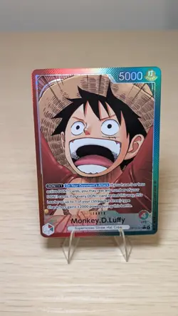 One Piece TCG OP13-001 Monkey D. Luffy Alt Art Leader AA Card Game CCG English - Image 1