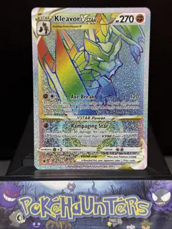 Pokemon Card Kleavor VSTAR 196/189 Secret Rare Astral Radiance Near Mint - Image 1