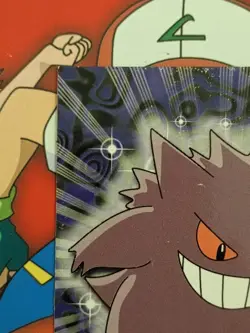 Pokemon Gengar #94 Topps Series 2 Card Blue Logo See Pics/Description - Image 2