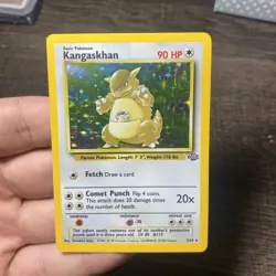 Pokemon TCG Kangaskhan Jungle 5/64 Holo Unlimited Holo Rare - Image 1