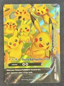 Pikachu V Union #SWSH142 Pokemon Celebrations (Bottom Right) - Image 1