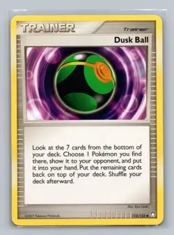 Pokemon TCG Dusk Ball 110/123 Mysterious Treasures Normal LP - Image 1