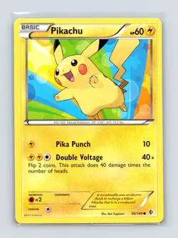 Pokemon TCG Pikachu 50/149 Boundaries Crossed Normal LP - Image 1
