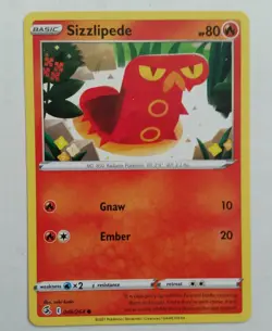 4x Pokemon TCG Fusion Strike: Sizzlipede (046/264) - Common - Near Mint - Image 2