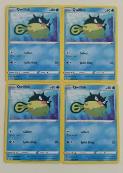 4x Pokemon TCG Fusion Strike: Qwilfish (060/264) - Common - Near Mint - Image 1