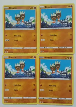 4x Pokemon TCG Lost Origin: Binacle (106/196) - Common - Near Mint - Image 1