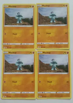 4x Pokemon TCG Lost Origin: Machop (086/196) - Common - Near Mint - Image 1