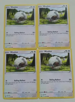 4x Pokemon TCG Crown Zenith: Wooloo (121/159) - Common - Near Mint - Image 1
