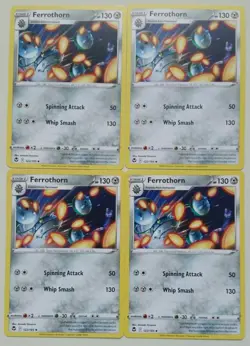 4x Pokemon TCG Silver Tempest: Ferrothorn (122/195) - Uncommon - Near Mint - Image 1
