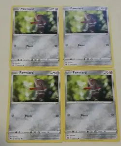 4x Pokemon TCG Crown Zenith: Pawniard (092/159) - Common - Near Mint - Image 1