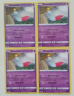 4x Pokemon TCG Silver Tempest: Chimecho (074/195) - Common - Near Mint - Image 1
