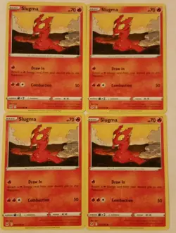 4x Pokemon TCG Lost Origin: Slugma (021/196) - Common - Near Mint - Image 1