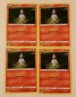 4x Pokemon TCG Lost Origin: Litwick (024/196) - Common - Near Mint - Image 1