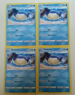 4x Pokemon TCG Crown Zenith: Wailmer (031/159) - Common - Near Mint - Image 1