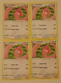 4x Pokemon TCG Lost Origin: Lickilicky (139/196) - Uncommon - Near Mint - Image 1