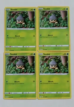 4x Pokemon TCG Lost Origin: Seedot (011/196) - Common - Near Mint - Image 1