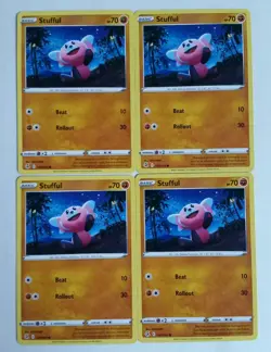4x Pokemon TCG Fusion Strike: Stufful (150/264) - Common - Near Mint - Image 1