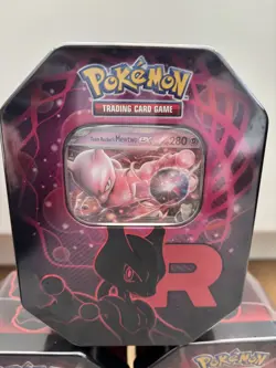 Pokemon TCG: Team Rocket Tin Destined Rivals - Set of 3 - Brand New & Sealed ✅ - Image 2